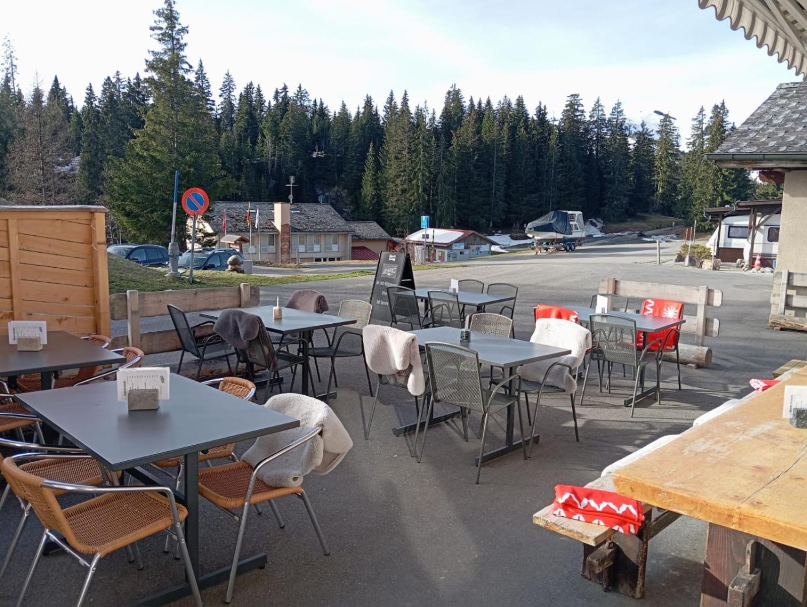 Chambre Double Doppelzimmer Camping Jaunpass Boltigen Exteriér fotografie